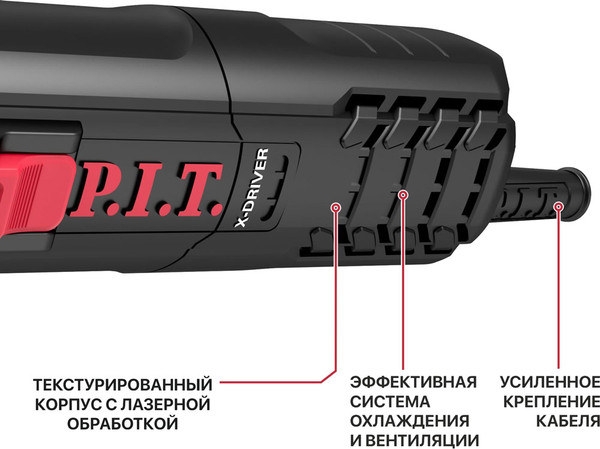 Изображение товара Угловая шлифовальная машина P.I.T PWS125-C9