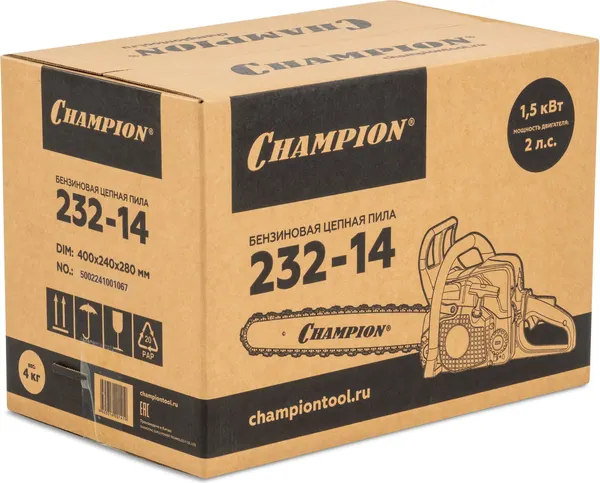 Изображение товара Бензопила цепная Champion 232-14