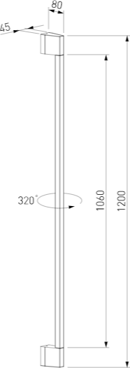Изображение товара Бра уличное Elektrostandard Argos 35121/D (черный)