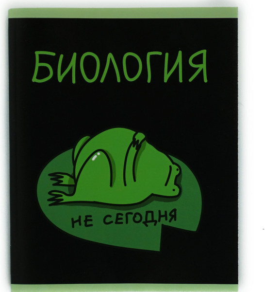 Изображение товара Тетрадь предметная Listoff Жабка. Биология / ТТ2Л489377