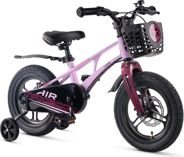 Изображение товара Детский велосипед Maxiscoo Air Pro14 2025 / MSC-A1443P (лавандовый матовый, разобранный, в коробке)