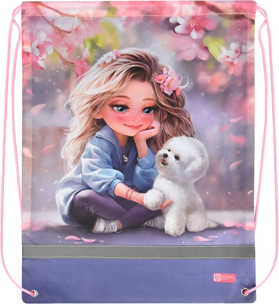 Изображение товара Мешок для обуви Феникс+ Блондинка с собачкой / 69192