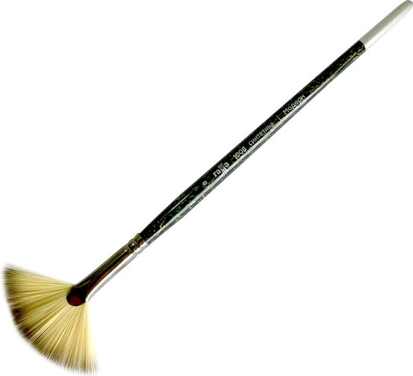 Изображение товара Кисть для рисования ГАММА Модерн. Синтетика веерная №8 / 1008008