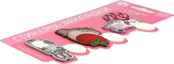 Изображение товара Стикеры канцелярские Феникс+ Зверюшки / 65179