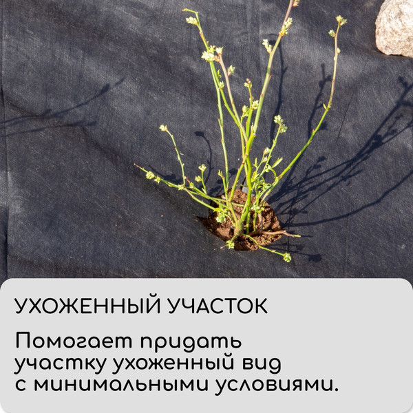 Изображение товара Укрывной материал GREENGO Круг приствольный 1.2м 60г/м2 / 4712444 (2шт, черный)