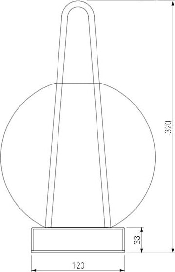 Изображение товара Прикроватная лампа Евросвет Frasco 80507/1 (латунь)