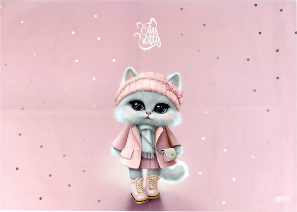 Изображение товара Бювар Феникс+ Кошечка в пальто / 69111