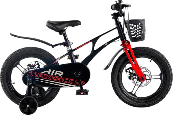 Изображение товара Детский велосипед Maxiscoo Air Pro16 2025 / MSC-A1642P (обсидиан)