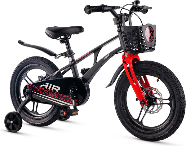 Изображение товара Детский велосипед Maxiscoo Air Pro16 2025 / MSC-A1642P (обсидиан)