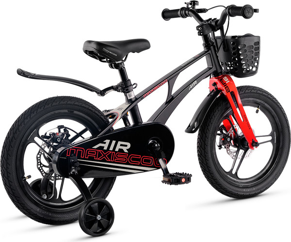 Изображение товара Детский велосипед Maxiscoo Air Pro16 2025 / MSC-A1642P (обсидиан, разобранный, в коробке)