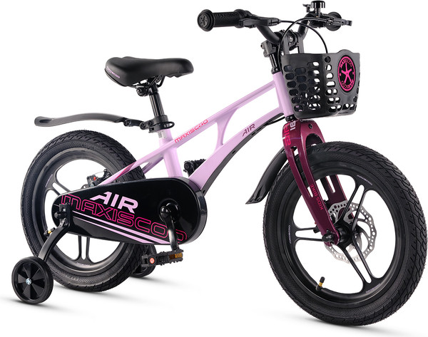 Изображение товара Детский велосипед Maxiscoo Air Pro16 2025 / MSC-A1643P (лавандовый матовый, разобранный, в коробке)