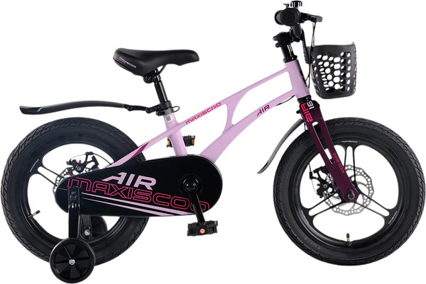 Изображение товара Детский велосипед Maxiscoo Air Pro16 2025 / MSC-A1643P (лавандовый матовый, разобранный, в коробке)
