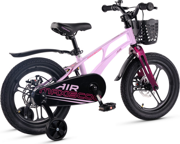 Изображение товара Детский велосипед Maxiscoo Air Pro16 2025 / MSC-A1643P (лавандовый матовый, разобранный, в коробке)