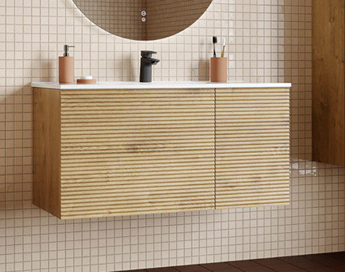 Изображение товара Тумба под умывальник IDDIS Bild BIL10V0i95 (дуб светлый)