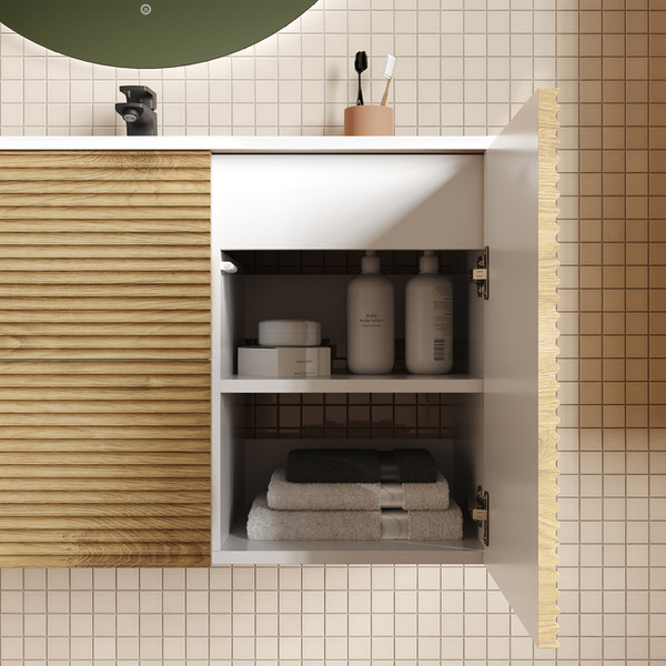 Изображение товара Тумба под умывальник IDDIS Bild BIL10V0i95 (дуб светлый)