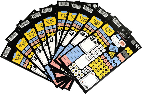 Изображение товара Набор наклеек Феникс+ Герои с характером / 70876