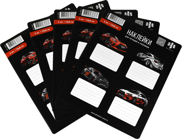 Изображение товара Набор наклеек Феникс+ Городские гонки / 70437