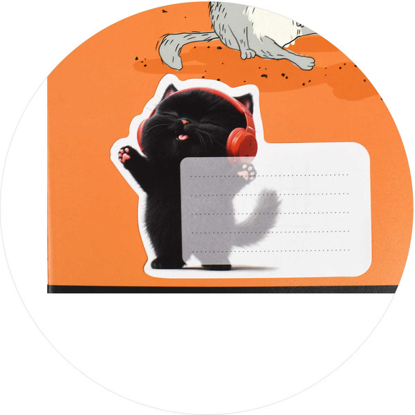 Изображение товара Набор наклеек Феникс+ Черный кот / 70434