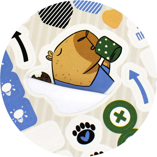 Изображение товара Набор наклеек Феникс+ Капибара / 70879