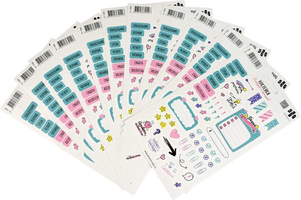 Изображение товара Набор наклеек Феникс+ Яркая идея / 70883