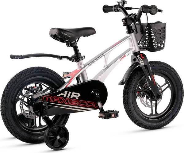 Изображение товара Детский велосипед Maxiscoo Air Pro14 2025 / MSC-A1445P (серый жемчуг, разобранный, в коробке)