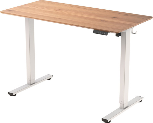 Изображение товара Стол с подъемным механизмом Smartstol SmartOptimal W одномотрный 1300x750x27 (белый/Дуб натуральный)