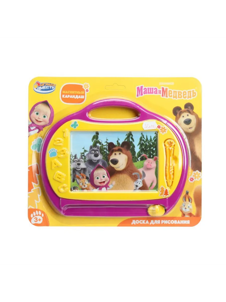 Изображение товара Доска для рисования Играем вместе Маша и Медведь / B2402898-MB