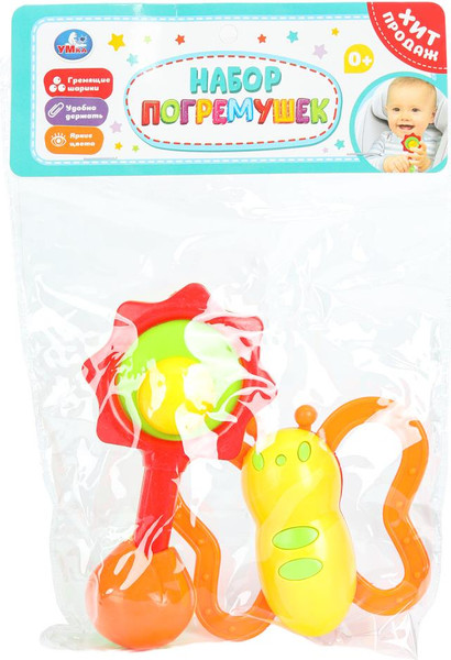 Изображение товара Набор погремушек Умка Бабочка и солнышко / 2403M0028-R