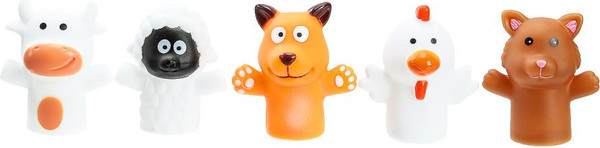 Изображение товара Набор игрушек для ванной Капитошка Животные / I706-H42007-R