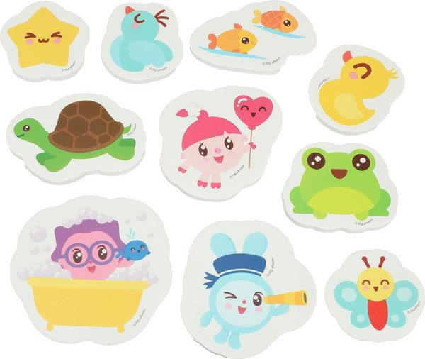 Изображение товара Набор стикеров для ванной Капитошка Малышарики / MAL-17-NW