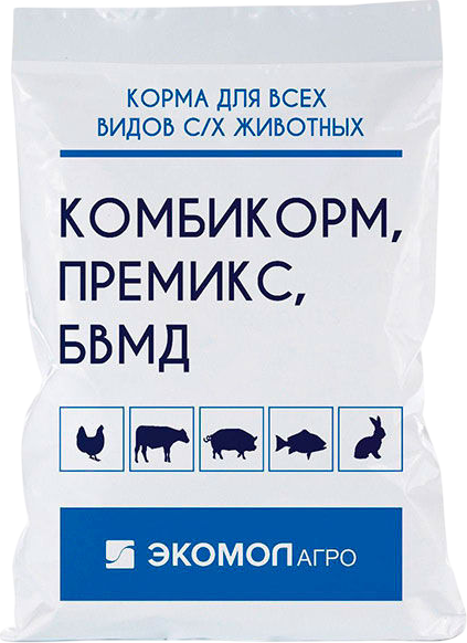 Изображение товара Комбикорм полнорационный Экомол ЭСК-16 для поросят в возрасте от 43 до 60 дней (20кг)