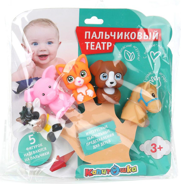 Изображение товара Набор игрушек для ванной Капитошка Животные / YG98894-R
