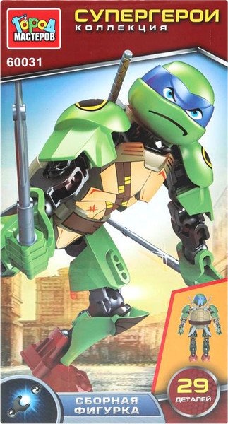 Изображение товара Конструктор Город мастеров Супер черепашки / 60031-XU