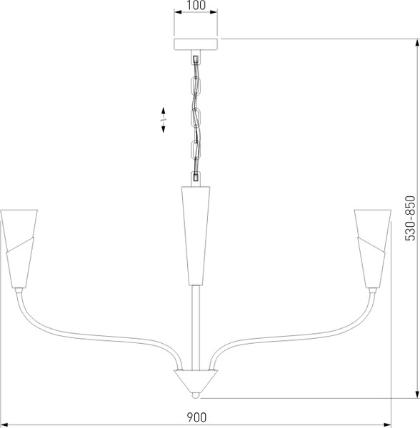 Изображение товара Люстра Евросвет Rhyton 60167/8 (латунь)