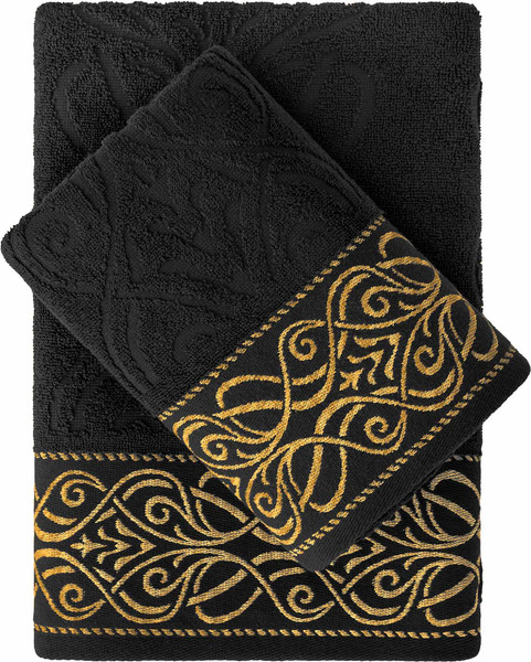 Изображение товара Полотенце Самойловский текстиль Толедо 70x140 (черный)