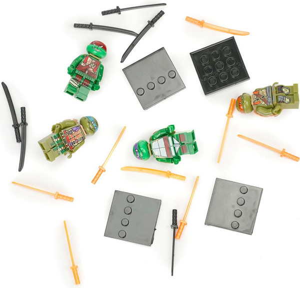 Изображение товара Элемент конструктора Город мастеров Супер герои черепашки / 18123-ZH