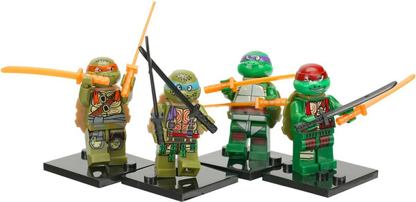 Изображение товара Элемент конструктора Город мастеров Супер герои черепашки / 18123-ZH