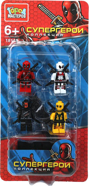 Изображение товара Элемент конструктора Город мастеров Фигурки супер герои / 18143-ZH