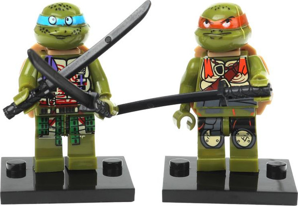 Изображение товара Элемент конструктора Город мастеров Фигурки черепашки+супер герои / 18141-ZH