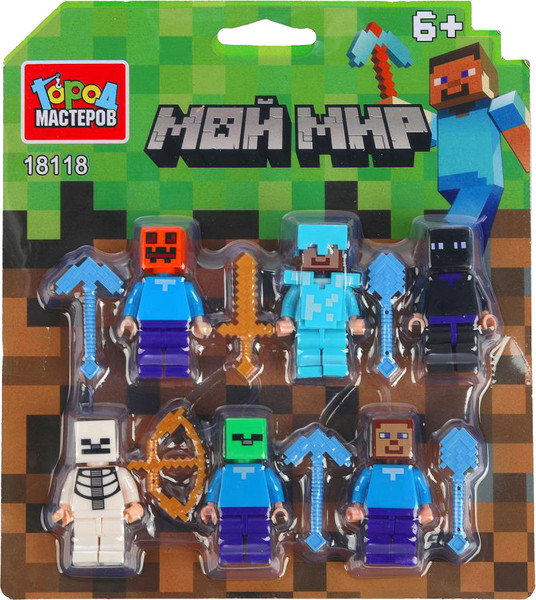 Изображение товара Элемент конструктора Город мастеров Фигурки мой мир / 18118-ZH