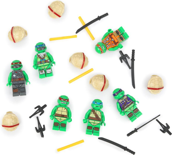 Изображение товара Элемент конструктора Город мастеров Фигурки супер герои черепашки / 18108-ZH