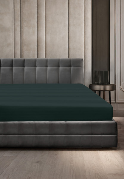 Изображение товара Простыня Verossa Verossa Stripe Dark green VRT рез 180/200/30 70274 ST13