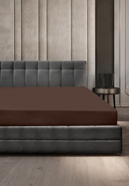 Изображение товара Простыня Verossa Verossa Stripe Taupe VRT рез 180/200/30 70258 ST13