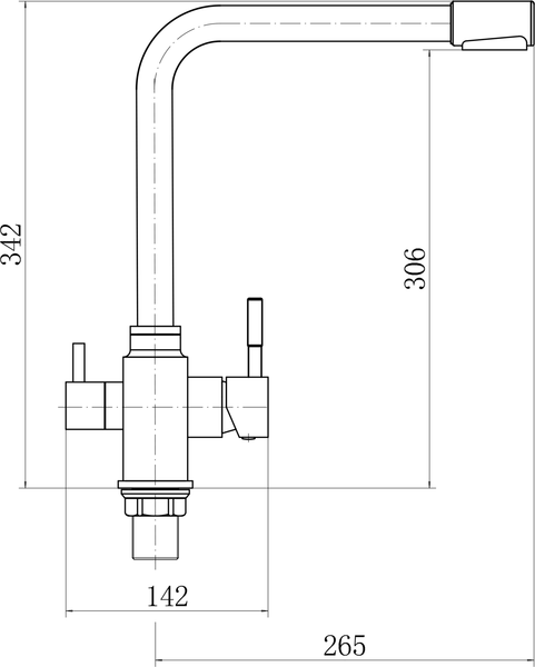 Изображение товара Смеситель Fashun A54309-17