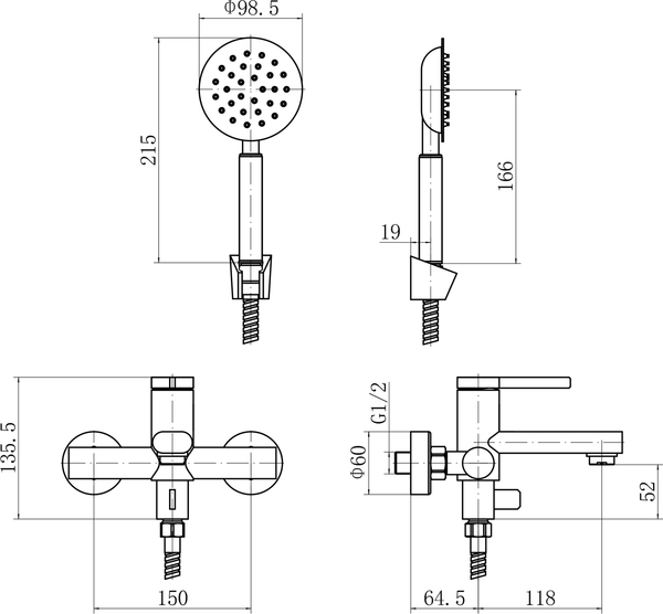 Изображение товара Смеситель Fashun A53030