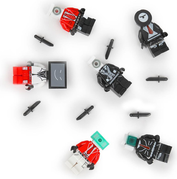 Изображение товара Элемент конструктора Город мастеров Фигурки skibidi toilet / 18157-ZH