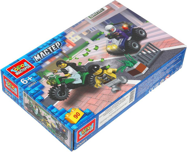 Изображение товара Конструктор Город мастеров Погоня за вором / 30091-JS (90эл)