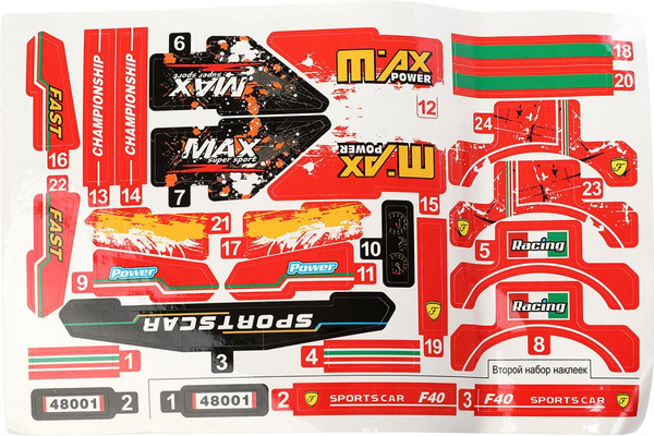 Изображение товара Конструктор инерционный Город мастеров Суперкар / 85021-ZH (471эл)