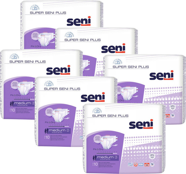 Изображение товара Подгузники для взрослых Seni Super Plus Medium (6x10шт)