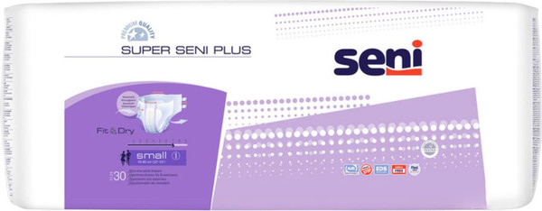 Изображение товара Подгузники для взрослых Seni Super Plus Small (2x30шт)